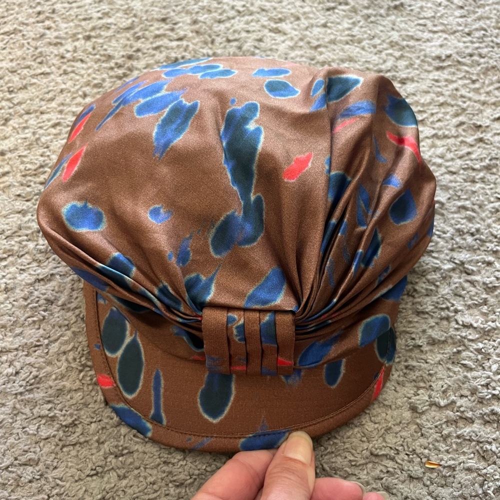 Victor Osborne Milliner Fashion Newsboy turban like headwear size S